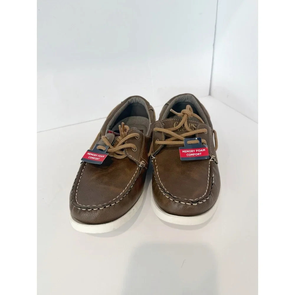 New Chaps Men's Benny Boat Shoes size 9 Casual formal comfort summer everyday
